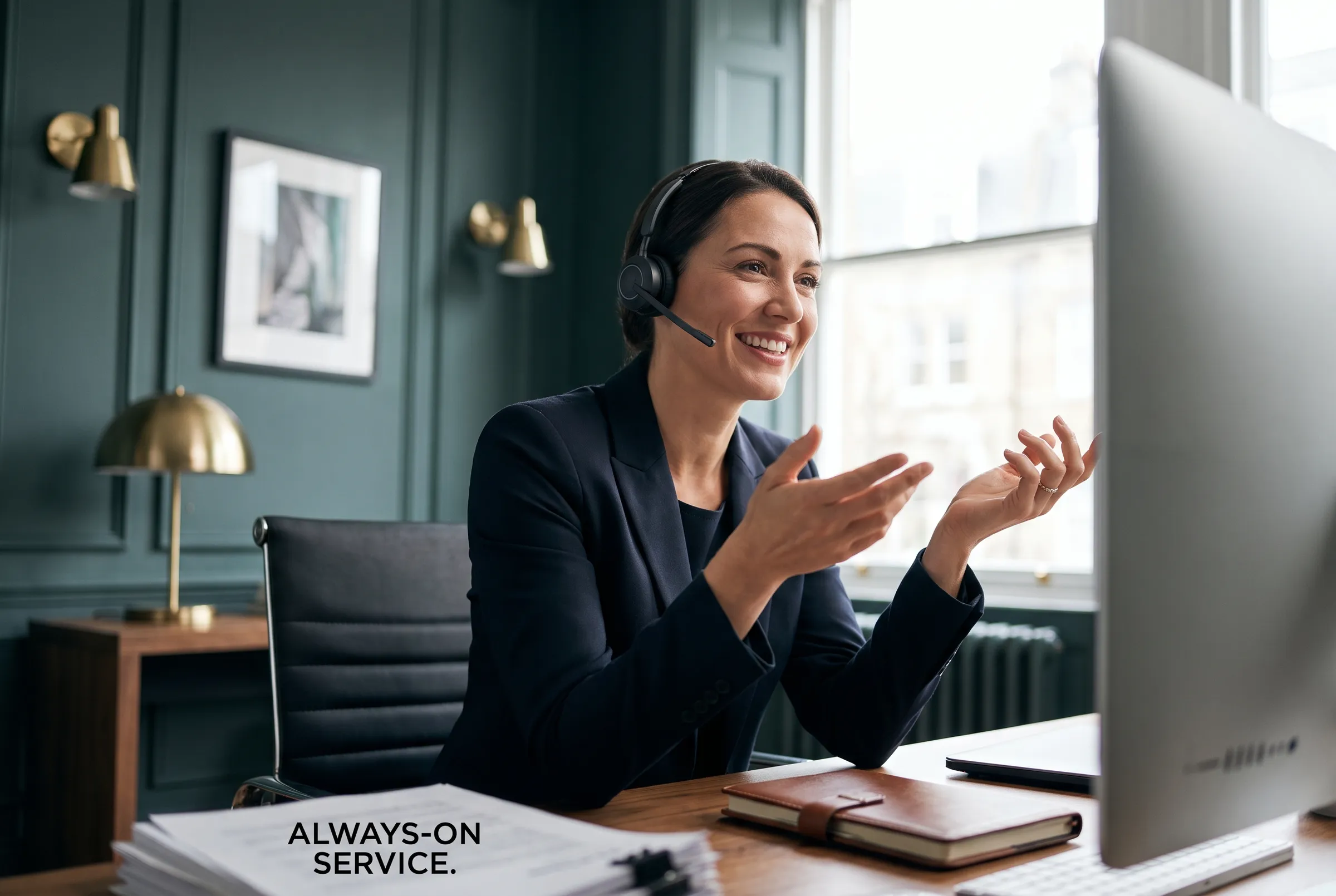 The enterprise AI receptionist: why scope beats range